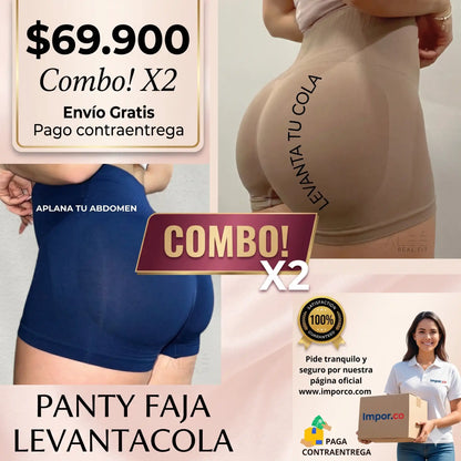 Panty levantacola Promocion x 2 Unid.